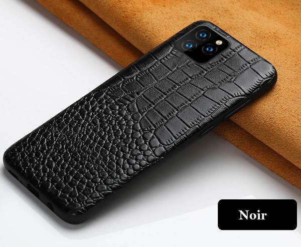 Coque Cuir Véritable Pour IPhone – Rétro, Magnétique, Poche Carte, Modèles 11 à 17